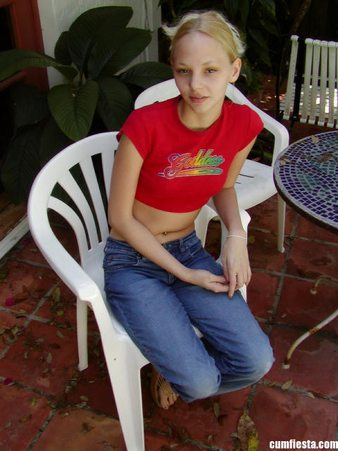 Teen Sloan sitting pretty
